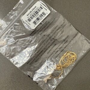 BaubleBar Gold Chain Necklace with K